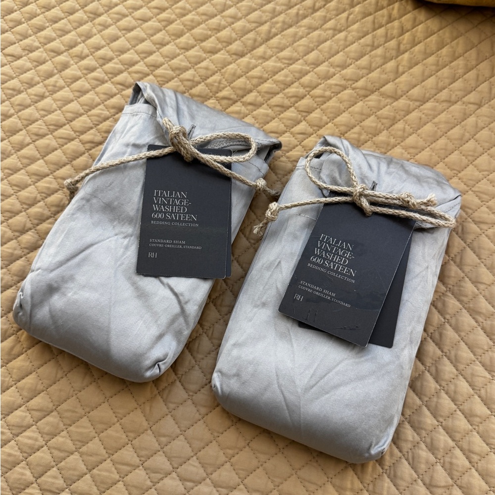 RH | Sateen Standard Shams (Set of 2)